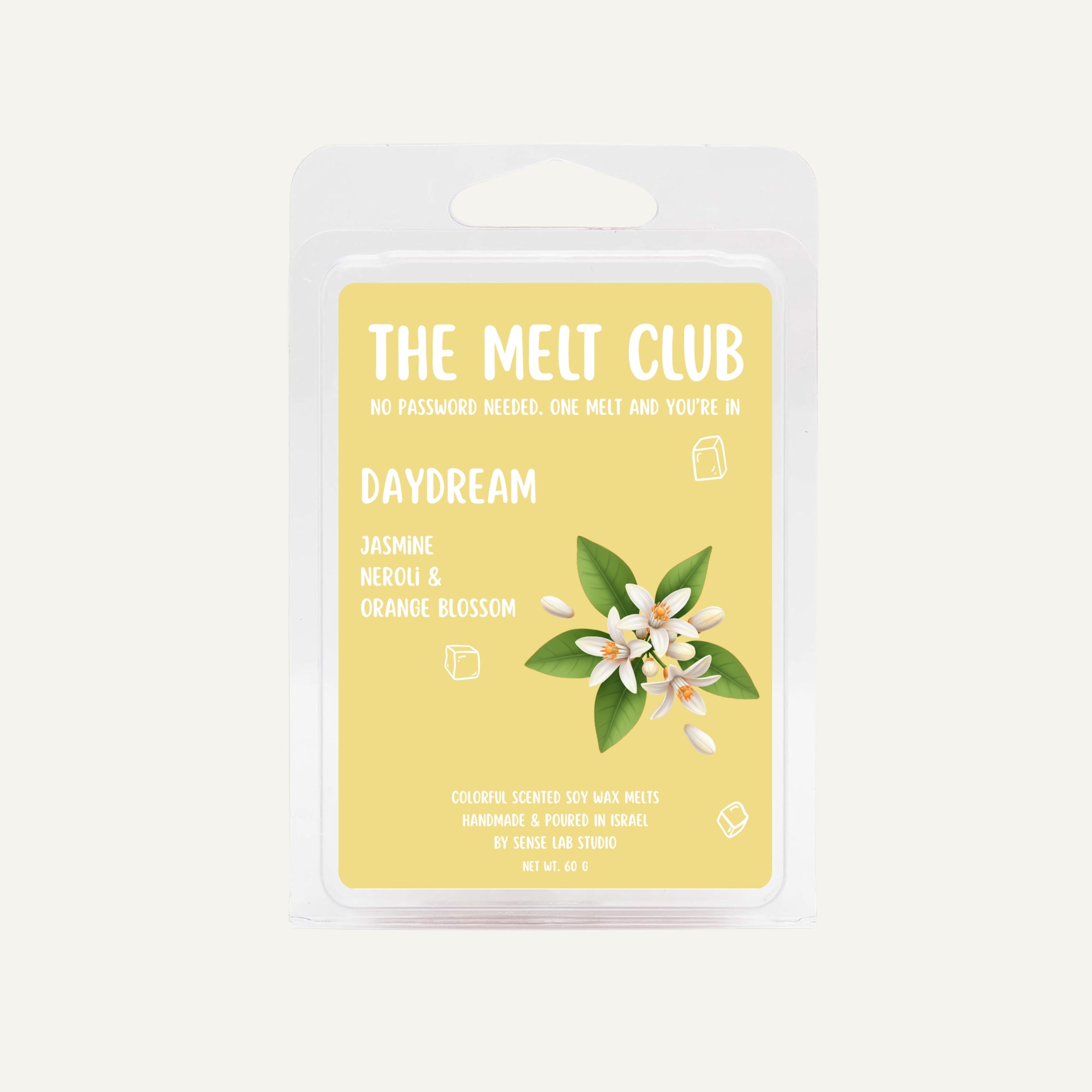 Daydream - קוביות שעווה ריחניות וצבעוניות למבער בניחוח פריחת התפוז