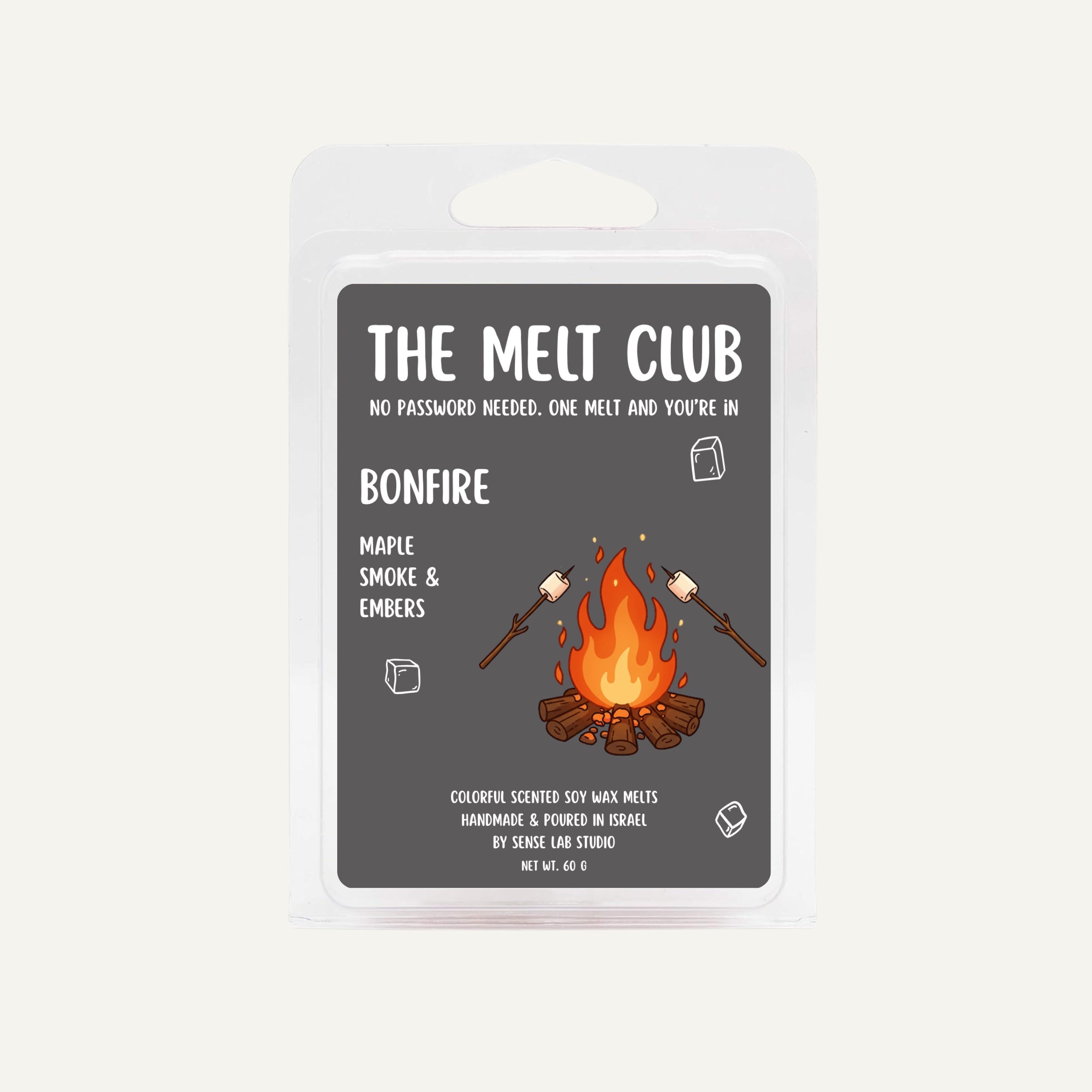 BONFIRE - קוביות שעווה ריחניות וצבעוניות למבער בניחוח ערב סביב המדורה