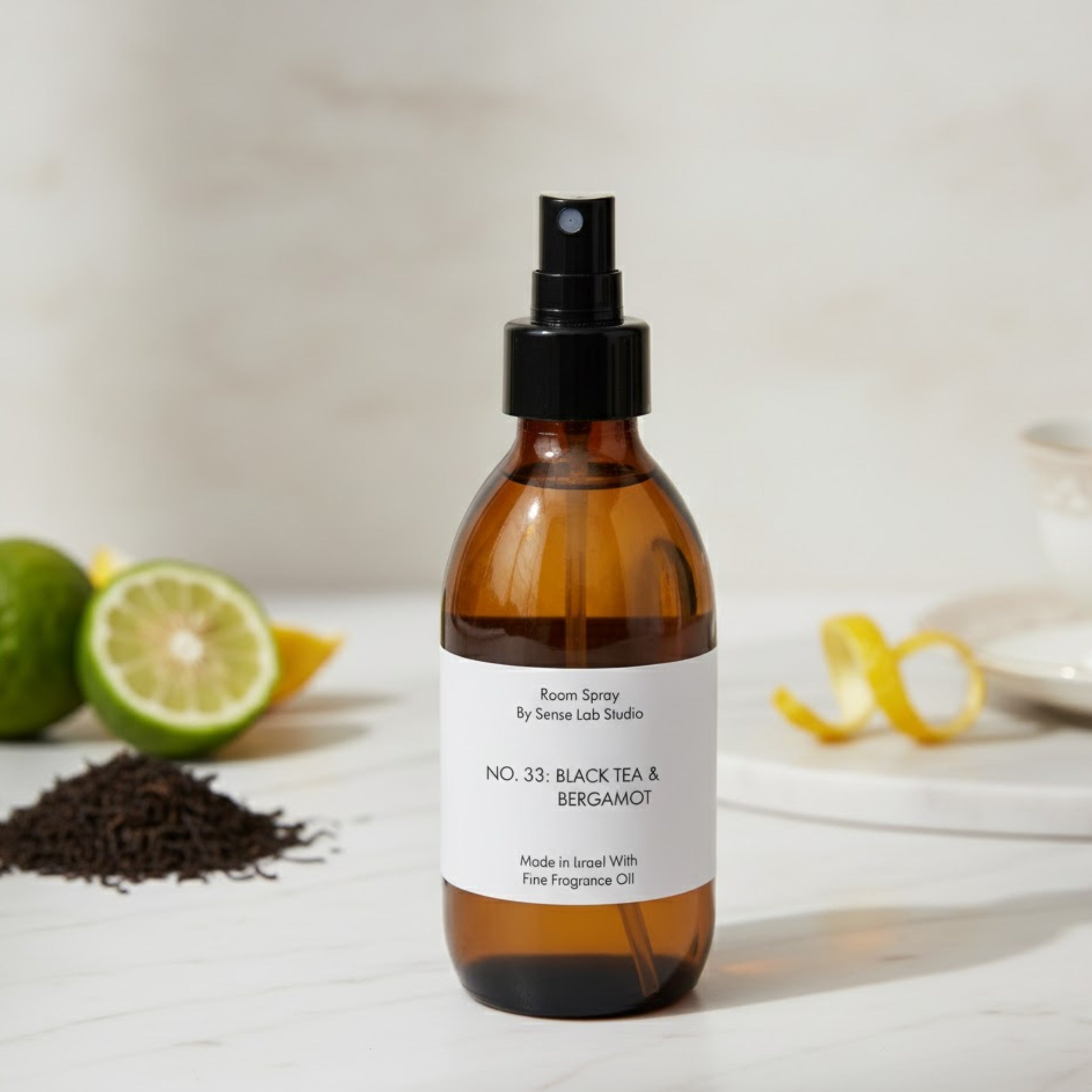 NO. 33: Black Tea & Bergamot - מבשם אוויר וחלל מרוכז