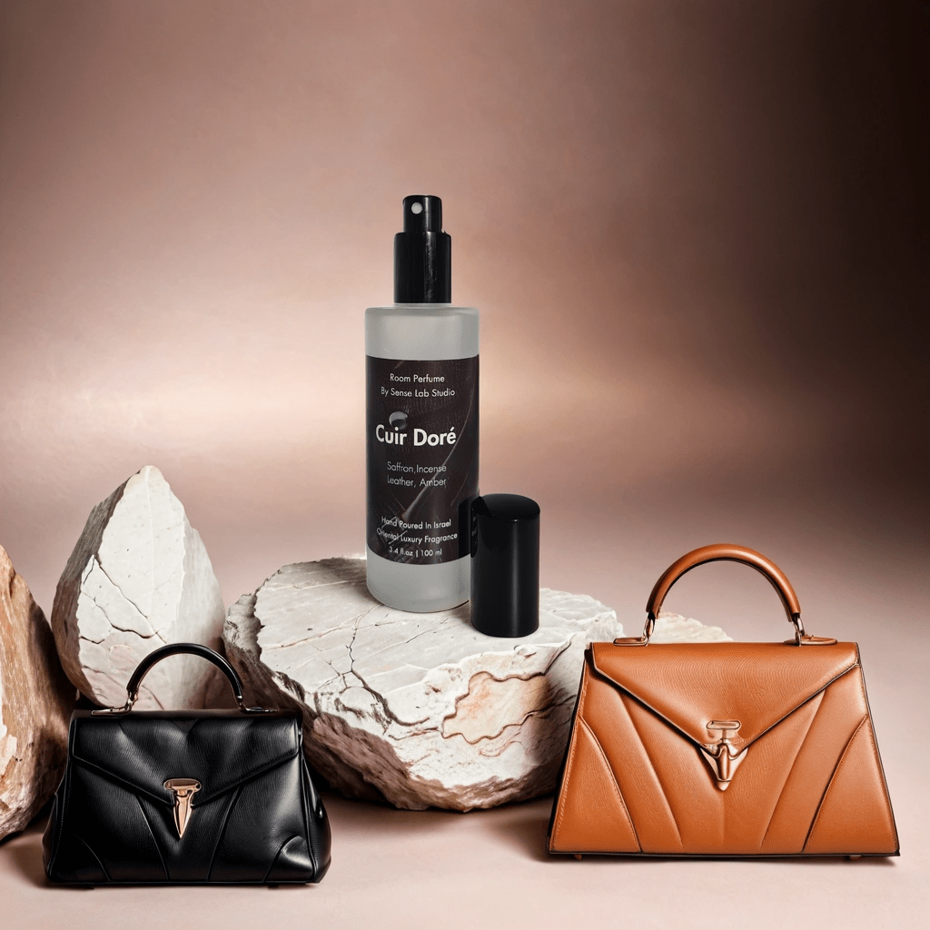 Cuir Doré - מבשם חלל מרוכז Room Spray sense lab studio