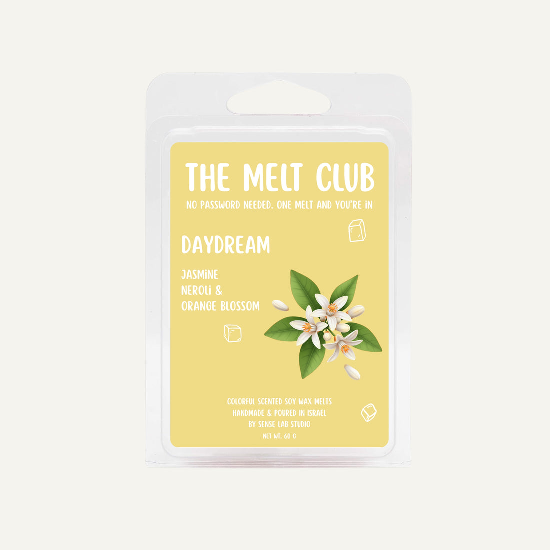Daydream - קוביות שעווה ריחניות וצבעוניות למבער בניחוח פריחת התפוז