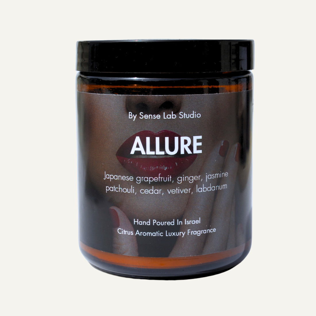 Allure - נר ריחני איכותי בניחוח ארומטי חושני | 100% שעוות סויה