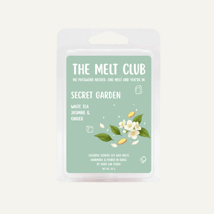 Secret Garden - קוביות שעווה ריחניות וצבעוניות למבער בניחוח תה לבן וג&
