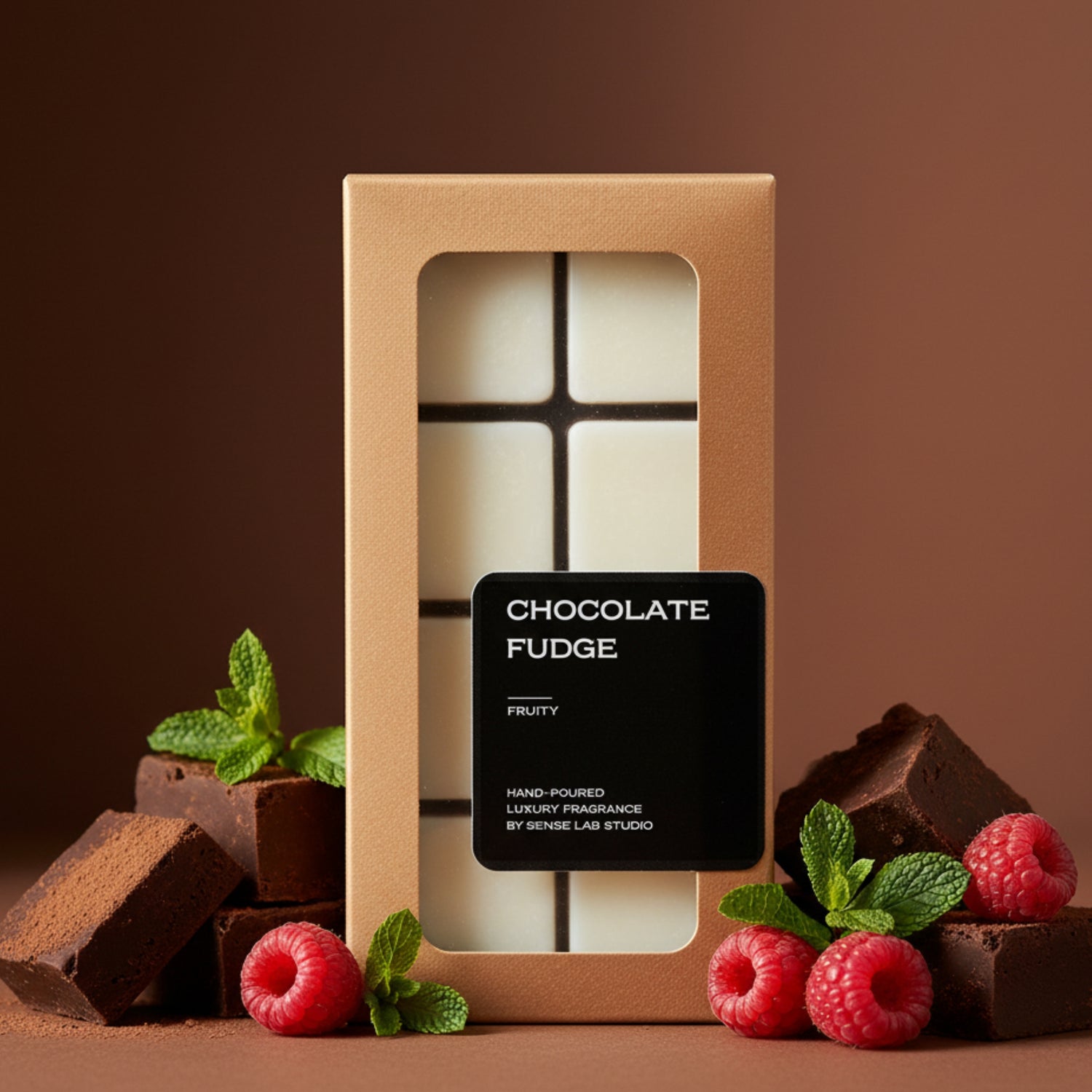Chocolate Fudge - קוביות שעווה מפיצות ריח wax melts sense lab studio