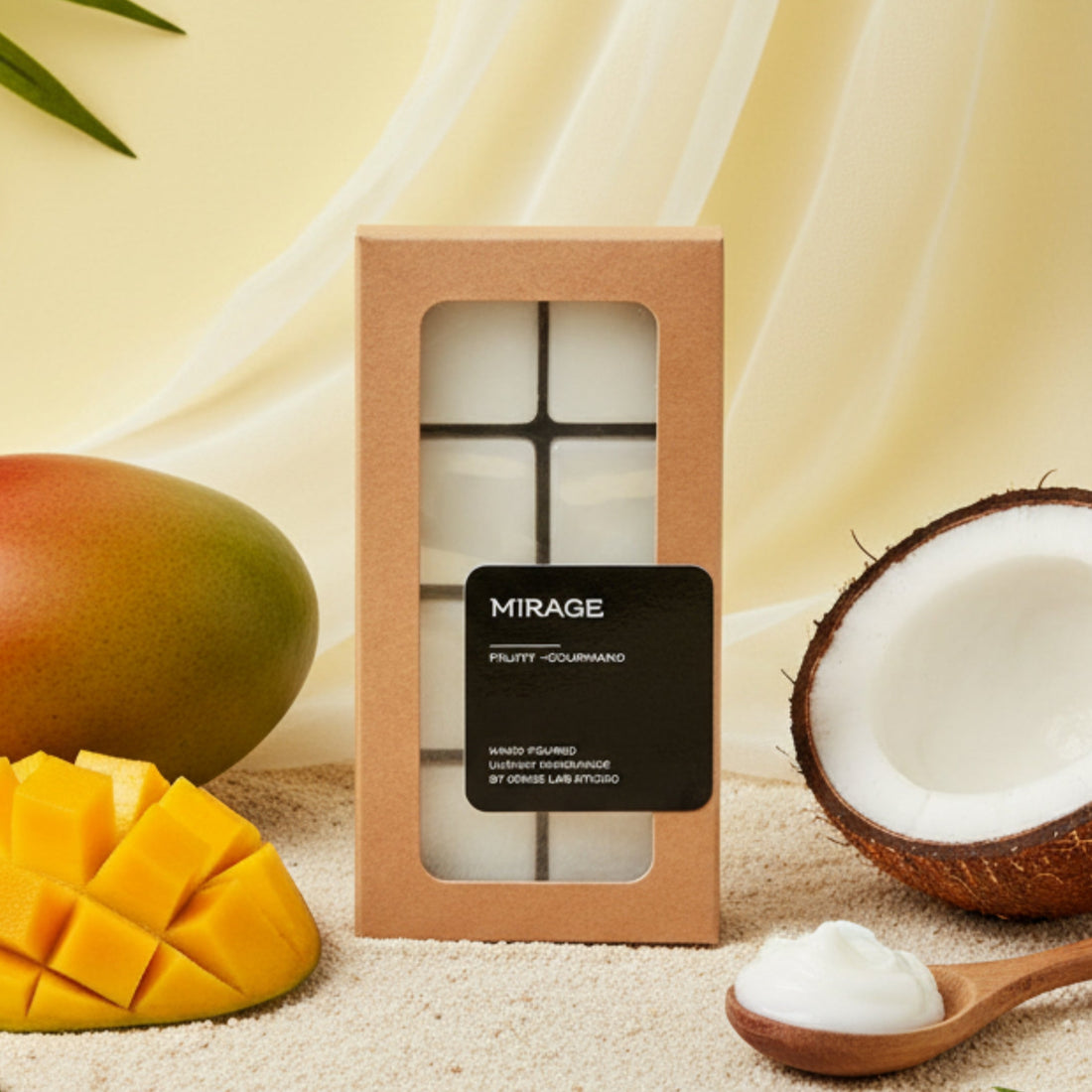 Tropical Sunset - קוביות שעווה מפיצות ריח wax melts sense lab studio