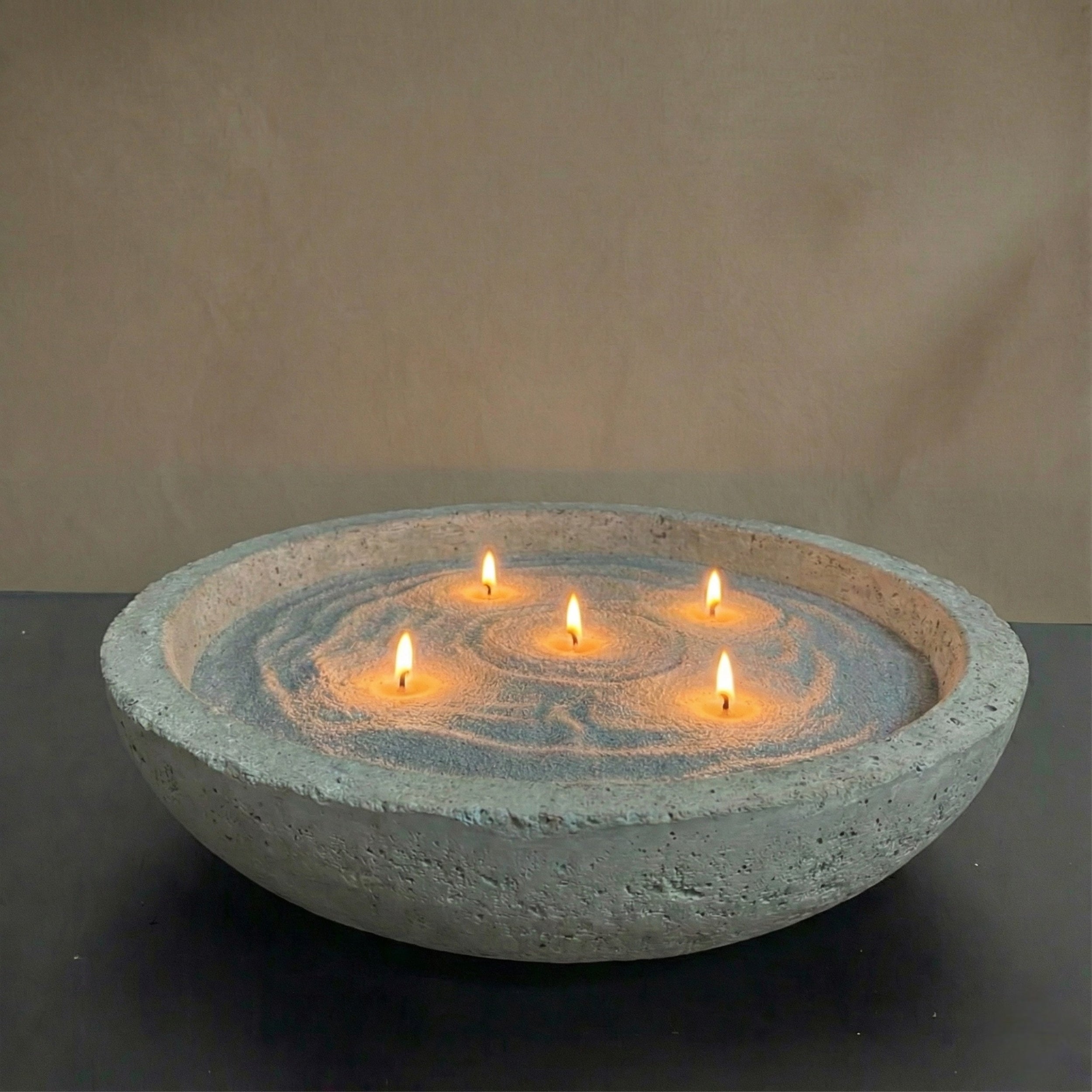 Moonstone - פניני שעווה בגוון אפור