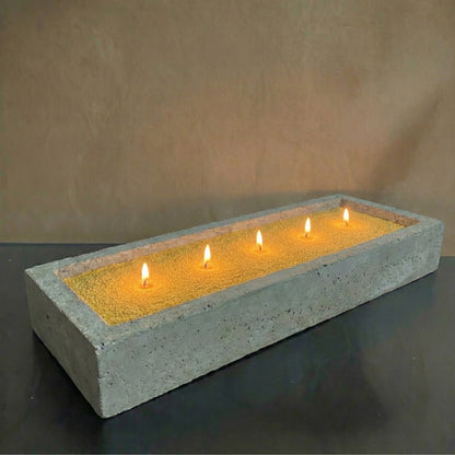Golden Sands - פניני שעווה בגוון חול ים scnted candle sense lab studio