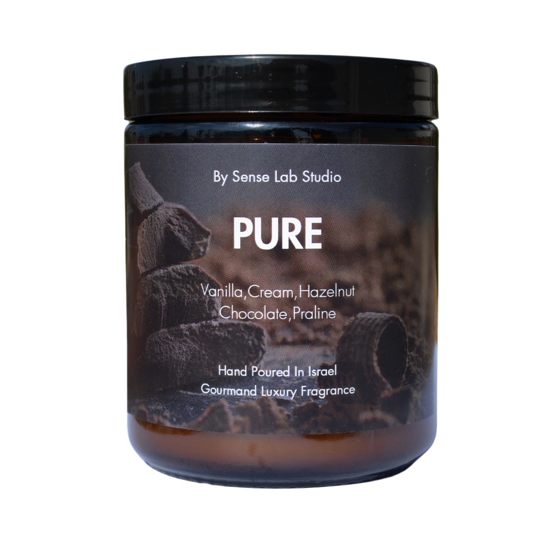 PURE - נר ריחני איכותי בניחוח שוקולד