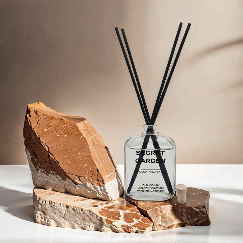 Secret Garden - מפיץ ריח (דיפיוזר) Reed Diffusers sense lab studio