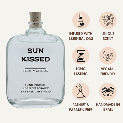 Sun kissed - מפיץ ריח (דיפיוזר) Reed Diffusers sense lab studio