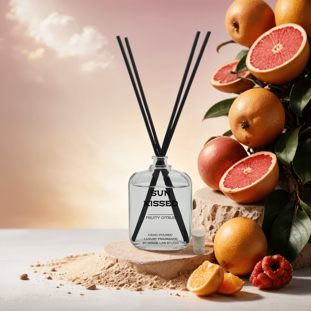 Sun kissed - מפיץ ריח (דיפיוזר) Reed Diffusers sense lab studio