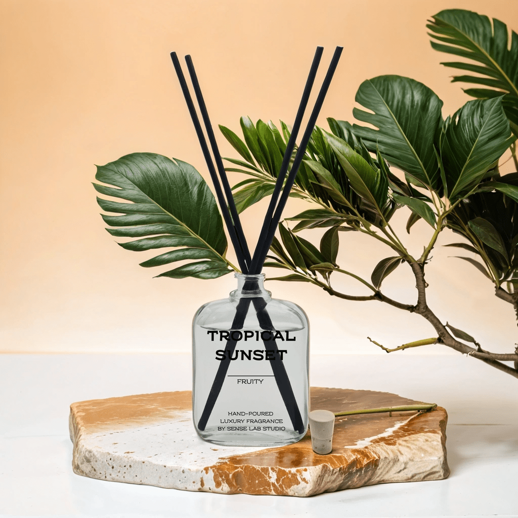 Tropical Sunset - מפיץ ריח (דיפיוזר) Reed Diffusers sense lab studio