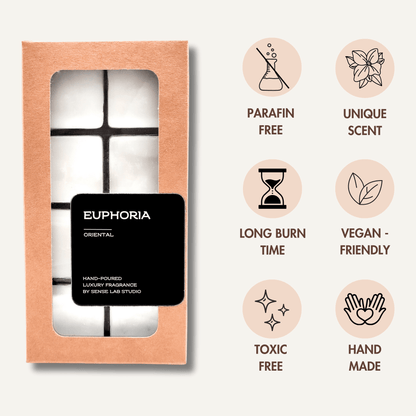 Euphoria - קוביות שעווה מפיצות ריח wax melts sense lab studio